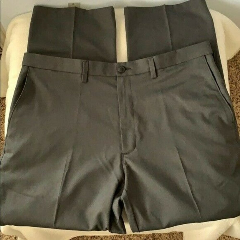 Haggar Dress Pants H26 Grey 32x34 - Picture 8 of 12